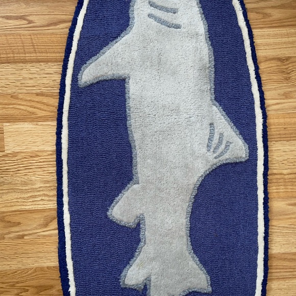 PBK-wool shark rug-gently used - Picture 11 of 11